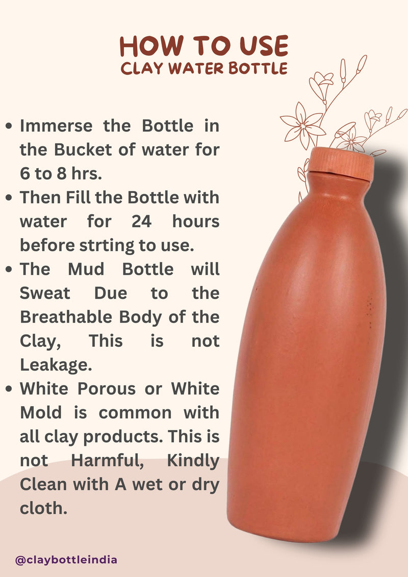 Clay Water bottle